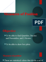 Measures of Position