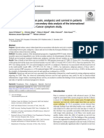 The Relationship Between Pain, Analgesics and Survival in Patients With Advanced Cancer