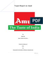 Project Report On Amul