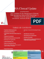 2022 Guideline For The Management of Patients With Spontaneous ICH Clinical Update