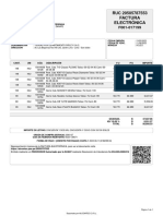 Factura Electrónica: Av. Cajamarquilla Nro. 1435 Int. 101 Urb. Zarate San Juan de Lurigancho - Lima - Lima