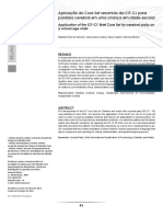 Aplicação Do Core Set Resumido Da CIF-CJ para Paralisia Cerebral em Uma Criança em Idade Escolar