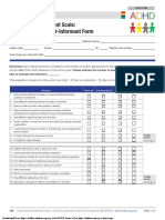 Adhd Vanderbilt Assessement Teacher Informant 3RD Edition - Sensitive