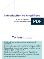 Introduction To Amplifiers