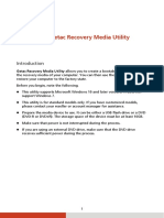 Recovery Media Utility Guide