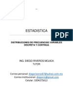 Guía Distribuciones de Frecuencias Variables Discreta y Continua