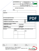 FORMATO Estudio Psicosocial