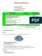 SESIÓN DE APRENDIZAJE Ciencia y Tecnologia Claudia 09 de Marzo