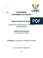 Actores Del Comercio Exterior