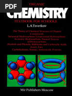 Tsvetkov - Organic Chemistry - Textbook For Schools - Mir - 1985 PDF