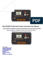 20a Solar Power Controller Manual