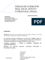 "Las Medidas de Coercion Personal en El Nuevo Codigo Procesal Penal