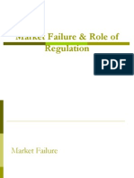 Market Failure & Role of Regulation