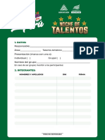 Ficha de Inscripción Noche de Talentos