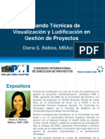 Técnicas Visualización y Ludificación en Gestión de Proyectos - DIANA BALBOA