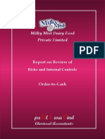 Milky Mist Dairy Food Private Limited: Report On Review of