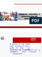 Manejo, Control y Disposicion de Residuos