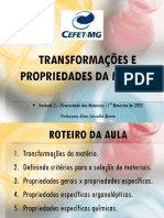 Transformaes e Propriedades Da Matria