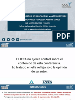 Memorias Inspección, Diagnóstico, Rehabilitación y Mantenimiento de Puentes de Acero y Mixtos - ICCA