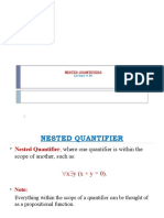 Lecture # 16 Nested Quantifiers