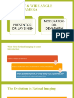 Cryo, PDT & Wide Angle Fundus Camera: Presentor-Dr. Jay Singh Moderator - DR. Devashish SIR