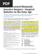 Robot-Assisted Minimally Invasive SurgerySurgical Robotics in The Data Age