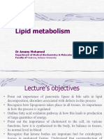 Lipid Metabolism LAST