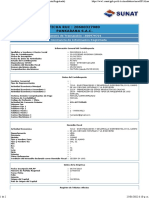 Datos de Ficha RUC - CIR (Constancia de Información Registrada)