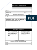 GP - Modelo - Acta de Constitución Del Proyecto