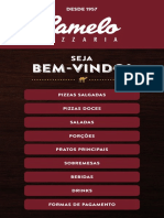 Camelo Pizza Menu PDF