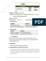 Informe Final de Simulacro Ecosem PDF