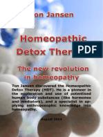 Homeopathic Detox Therapy (HDT) - Interview Ton Jansen - August 2014