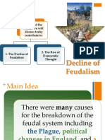 Decline of Feudalism Notes