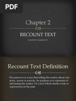 Chapter 2 Recount Text