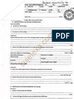 Evaluation de Maintenance Et Multimedia Année Scolaire 2021 - 2022 - Classe 1ère Ti Cameroun PDF