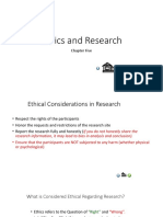 Chapter 5 Ethics and Research