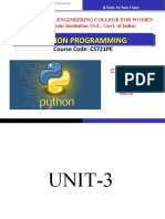 Unit-3 Python