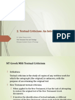 2 - Introduction To Textual Criticism Abc