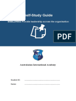 BSBLDR602 Self-Study Guide