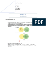 2022 GCSE Geography Notesefsf