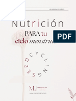 Nutrición y Ciclo Menstrual 