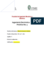 Práctica No 5 - Rectificador de Onda