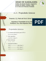 PLA - P. Térmicas