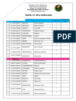 Grade 10 Spa-Avellana: Palawan National School