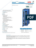 Xenus - Plus - CANopen XPL Datasheet Datasheet