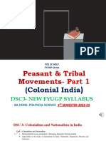 Pesant and Tribal Movement - Part One