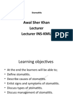 Stomatitis - AHN