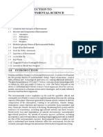 Unit 1 Introduction To Environmental Science: Structure