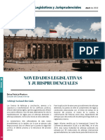 Novedades Legislativas y Jurisprudencia - Abril 2022