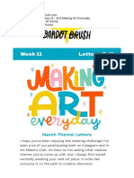 Week 11 Letters G - M Making Art Everyday PDF